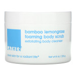 Bamboo lemongrass foaming body scrub